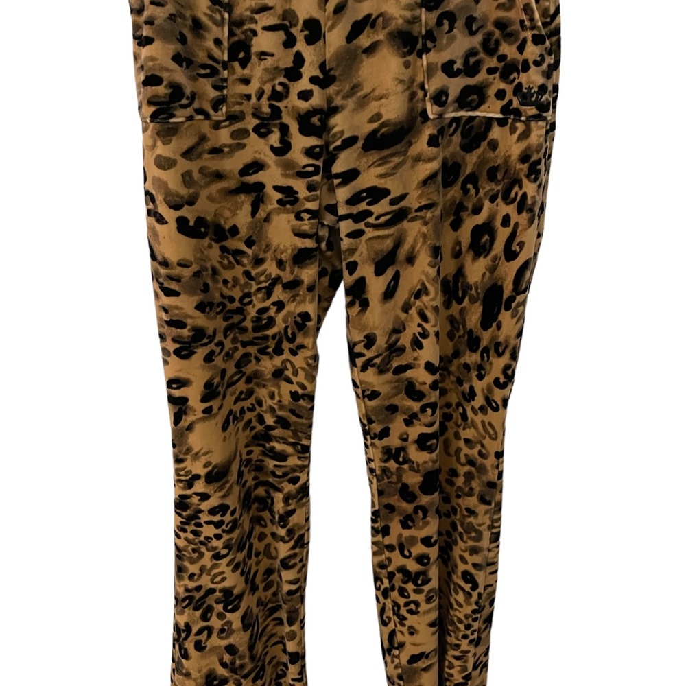 Y2K Juicy Couture Animal Print Velour Pants Size Medium